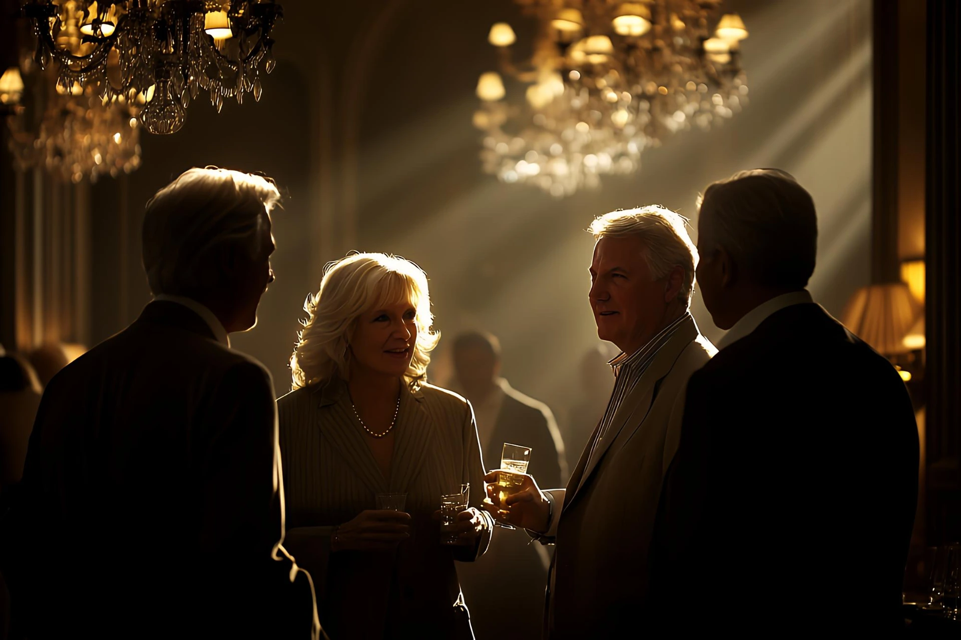 Guests in conversation